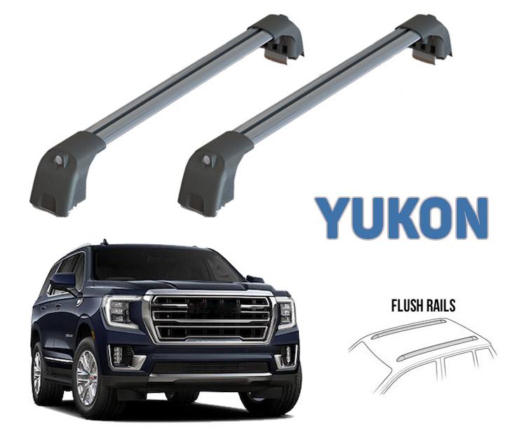 fit for Gmc Yukon Roof Rack Cross bars Black 2021--> fit for Gmc Yukon Roof Rack Cross bars Black 2021-->